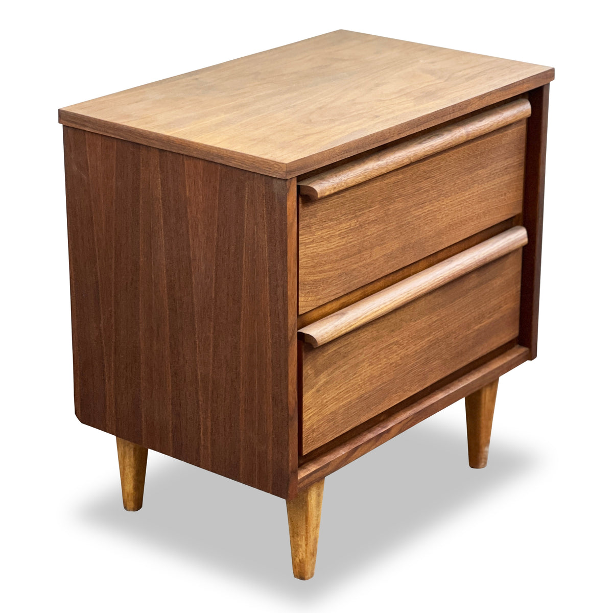 Walnut Nightstand by HPL