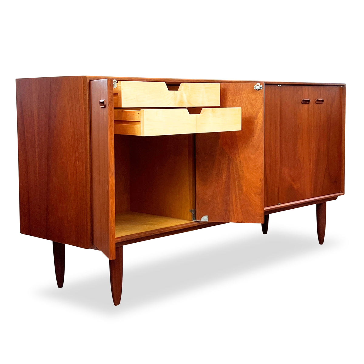 Teak Six Door Sideboard