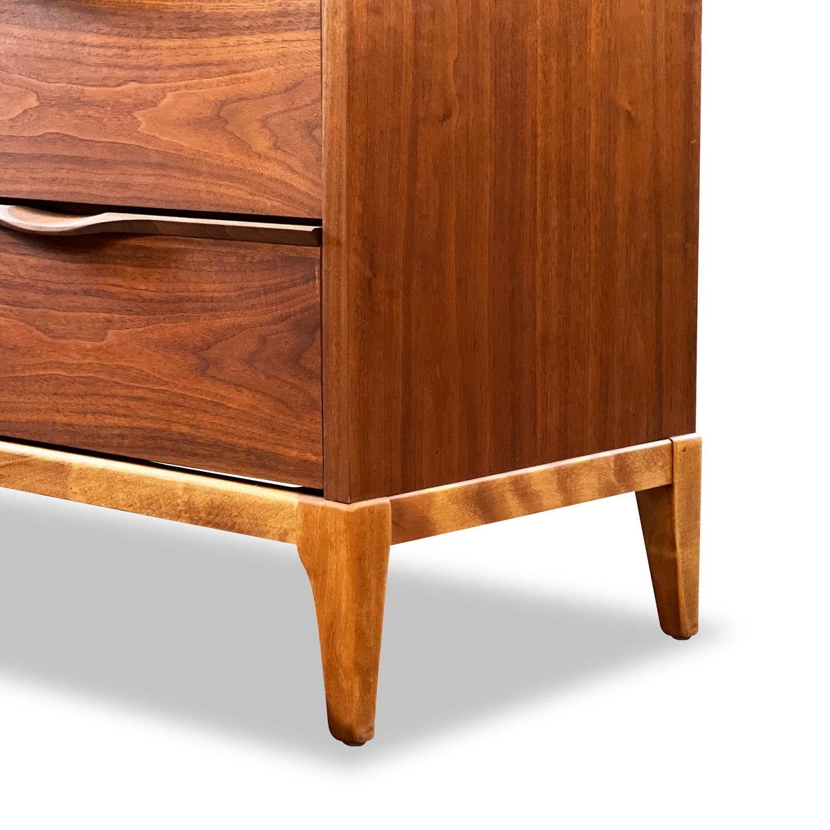 Walnut Six Drawer Dresser by Kaufman