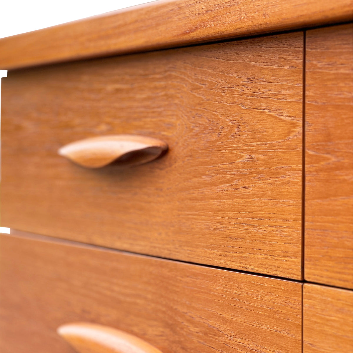Teak Nine Drawer Dresser
