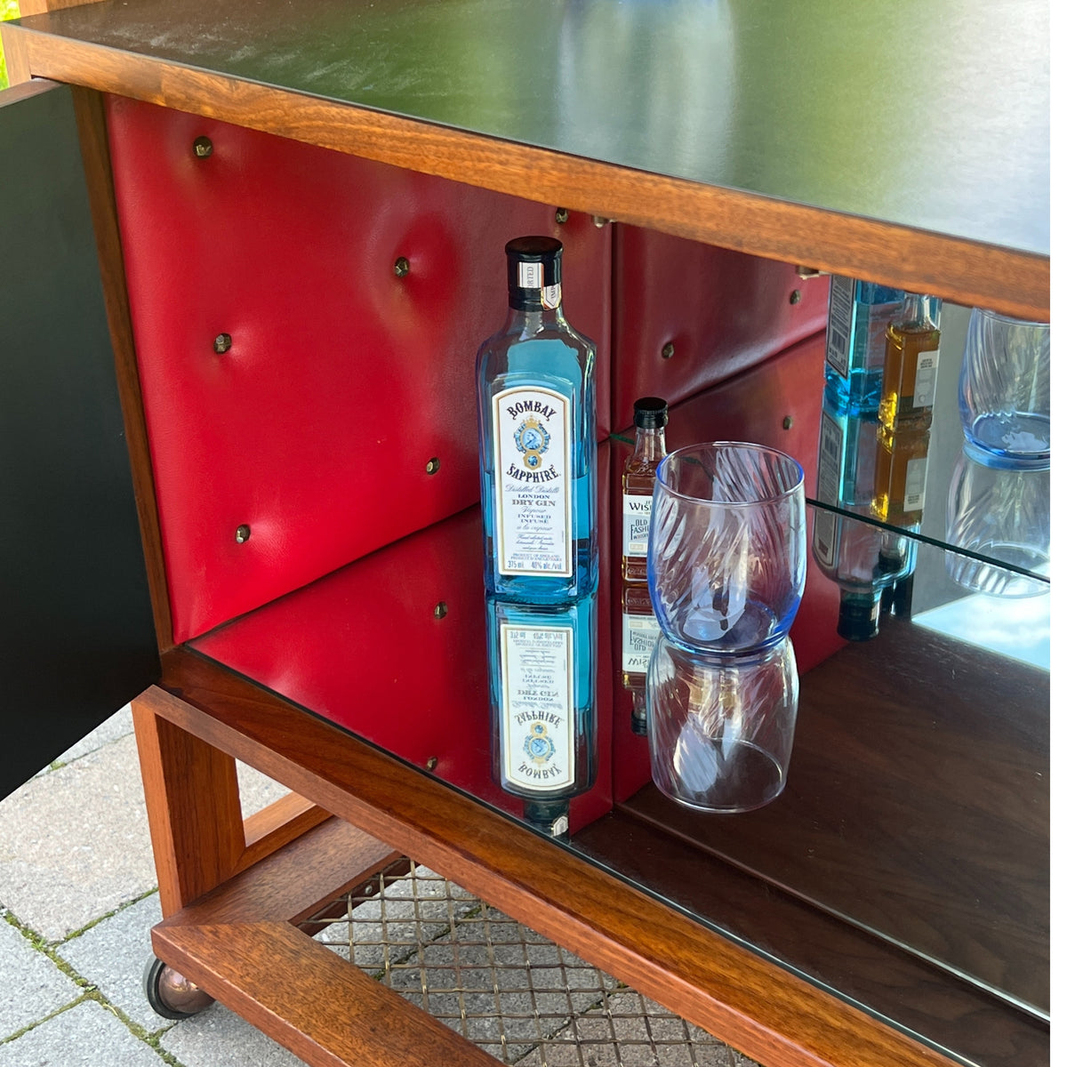 Teak Bar Cart