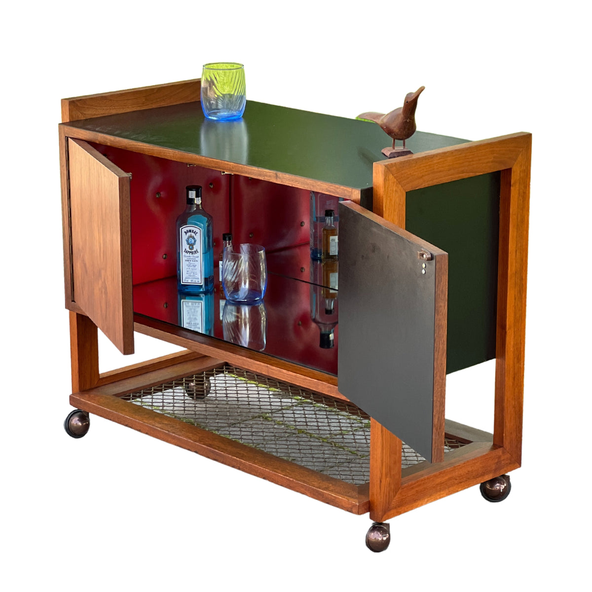 Teak Bar Cart