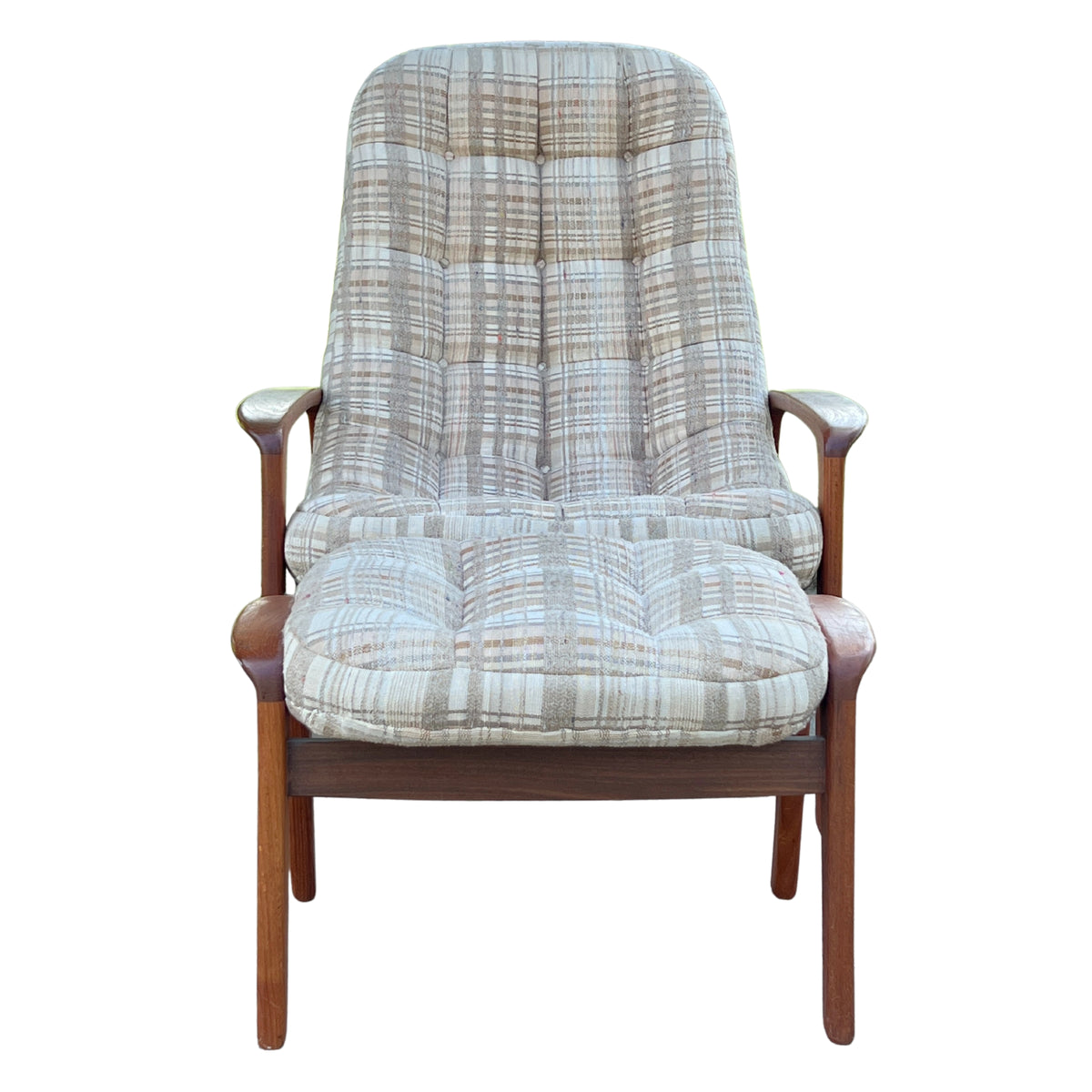 R. Huber Scoop Chair and Ottoman