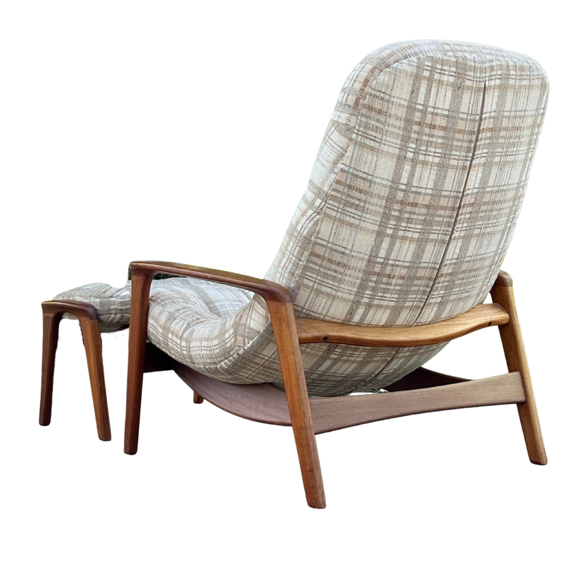R. Huber Scoop Chair and Ottoman