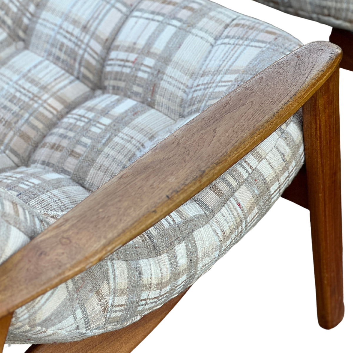 R. Huber Scoop Chair and Ottoman