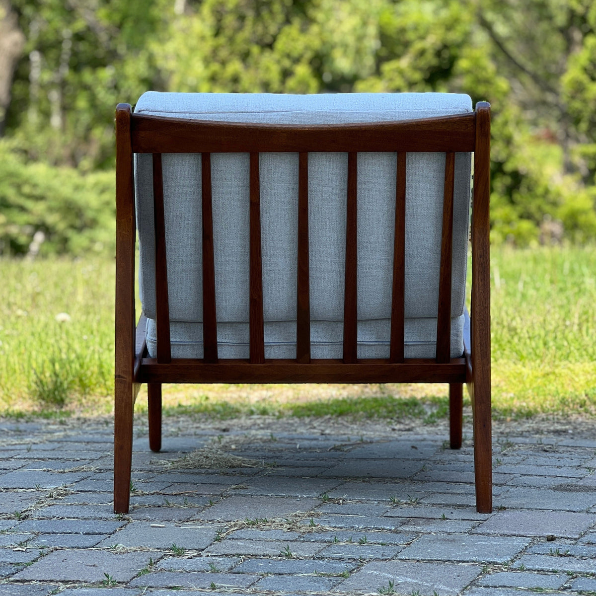Pair of Vintage Slipper Walnut Easy Chairs