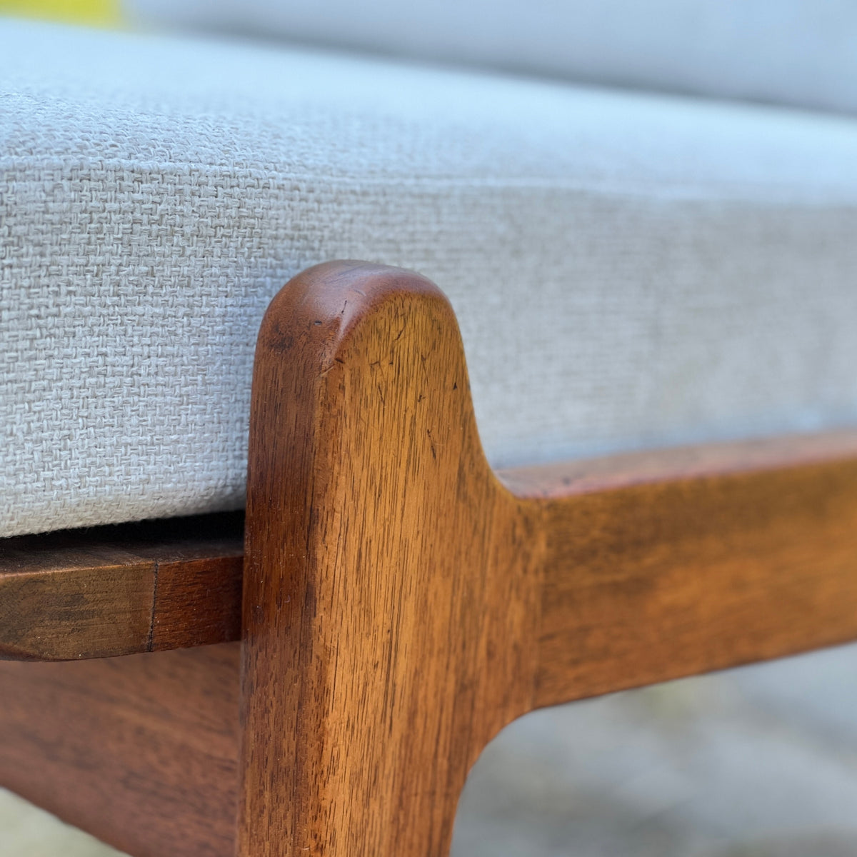 Pair of Vintage Slipper Walnut Easy Chairs