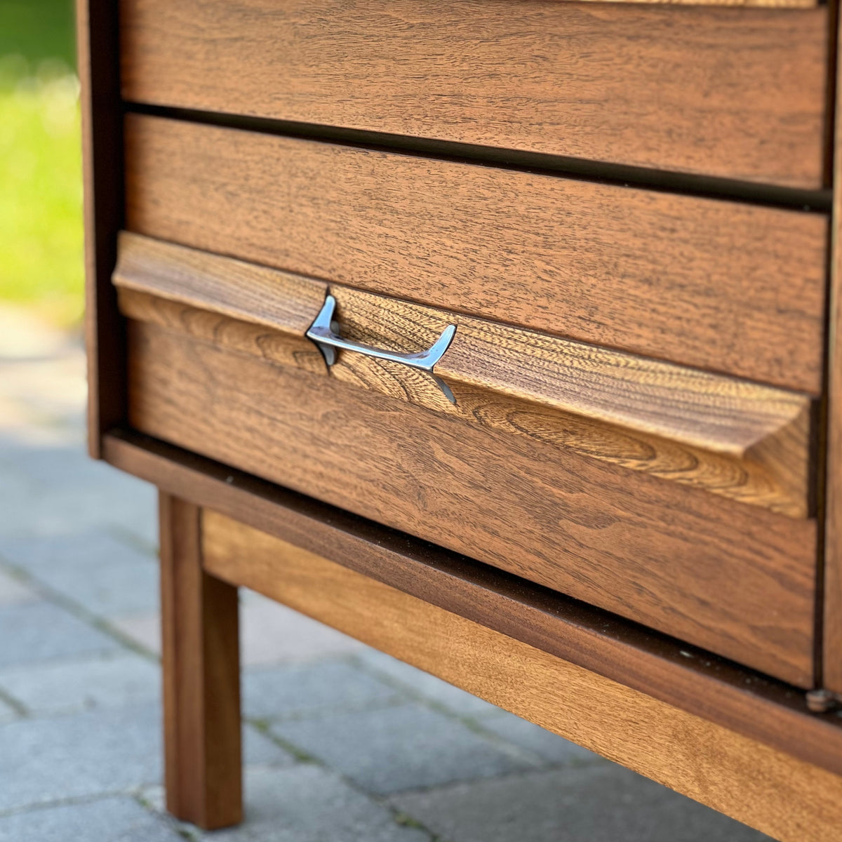 Walnut and Elm Sideboard