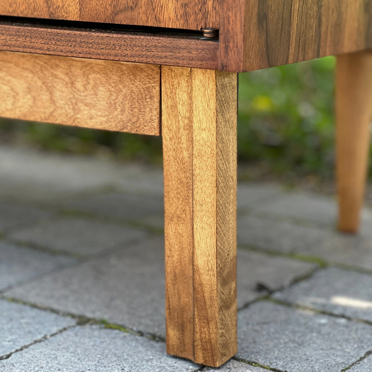 Walnut and Elm Sideboard
