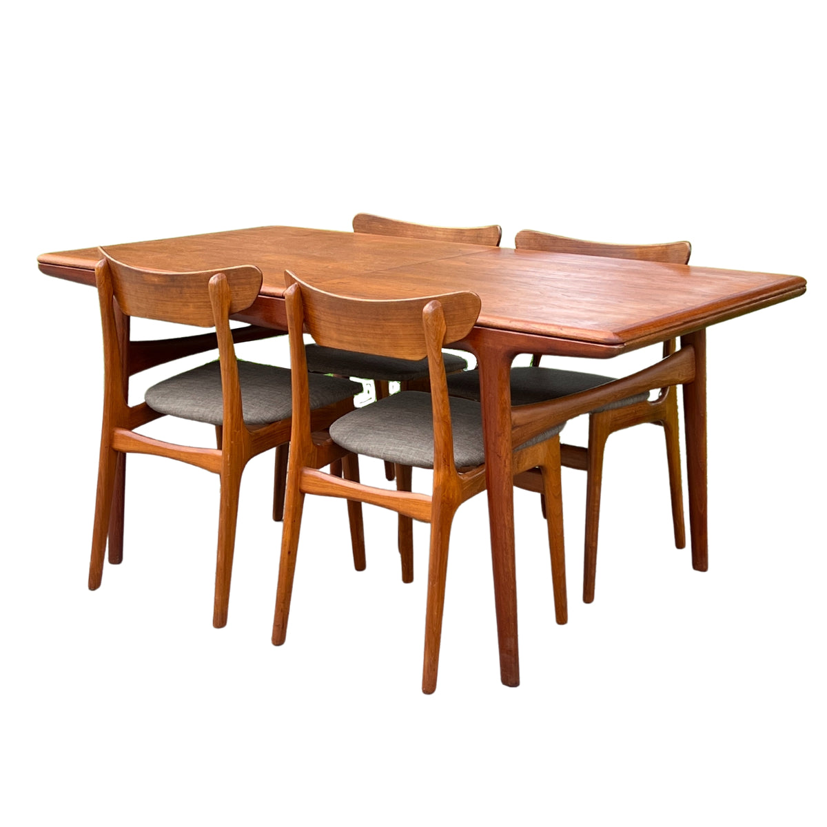 Danish Teak Dining Table by Arne Hovmand Olsen for Mogens Kold