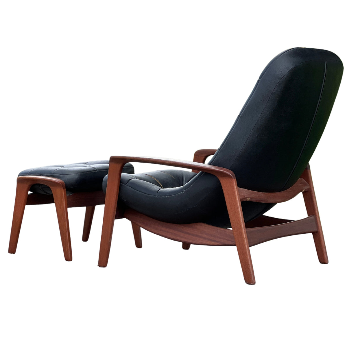 R. Huber Scoop Chair and Ottoman