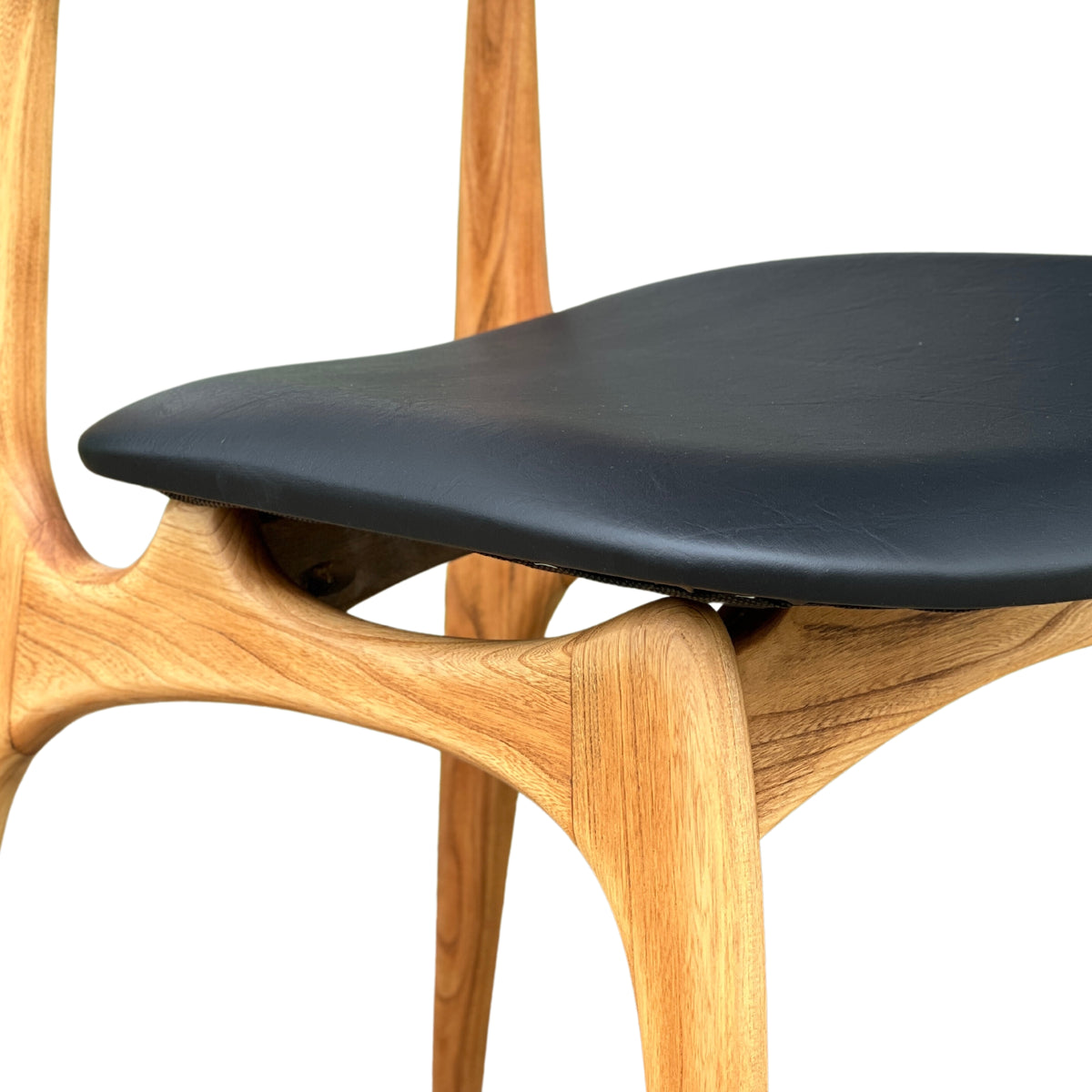 Set of Ten Walnut and Elm Dining Chairs by Deilcraft
