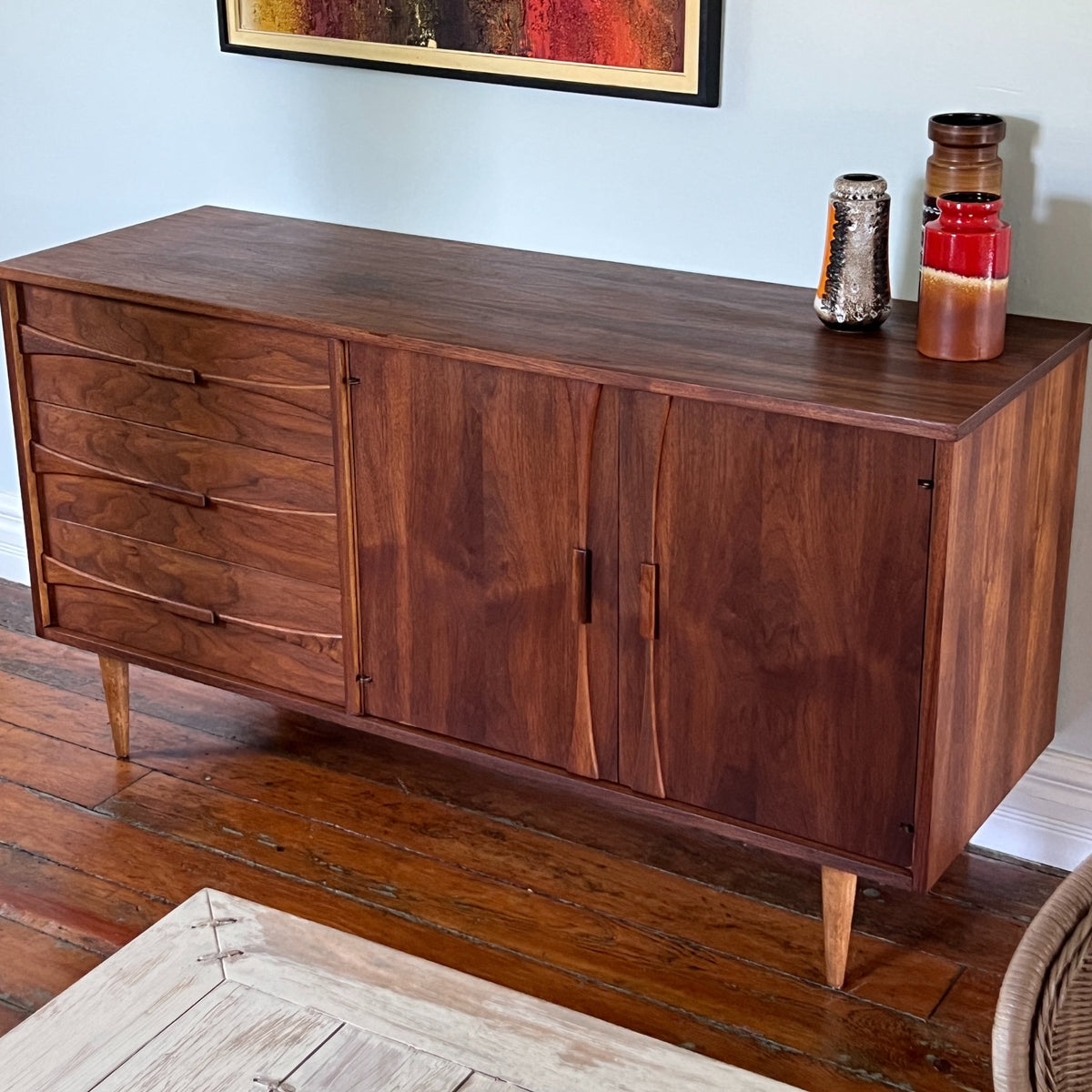 Walnut Sideboard by Vic Art