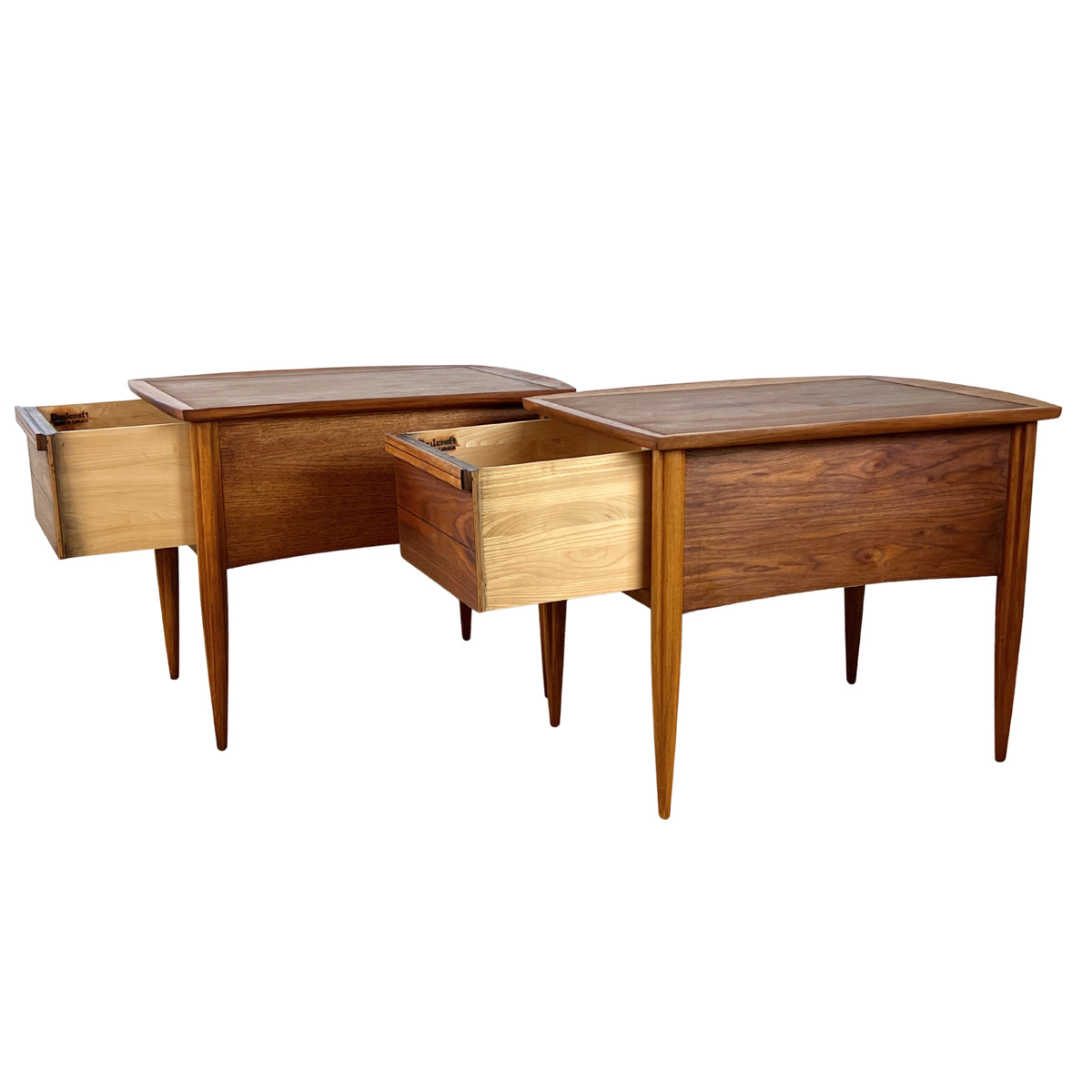 Walnut Deilcraft Side Tables