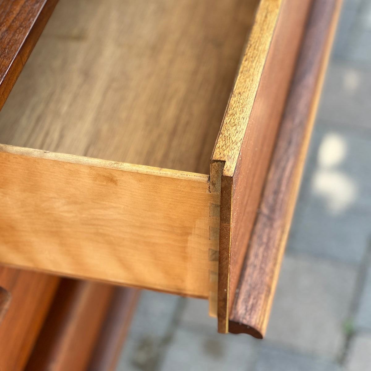 Walnut Nine Drawer Dresser