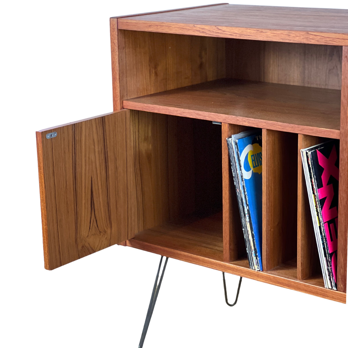 Teak Record Cabinet
