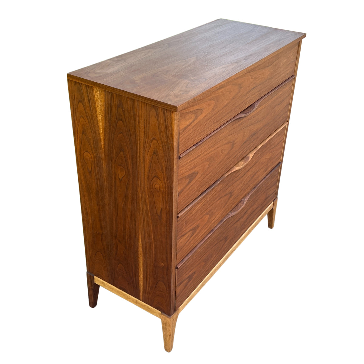 Walnut Highboy by Kaufman Furniture