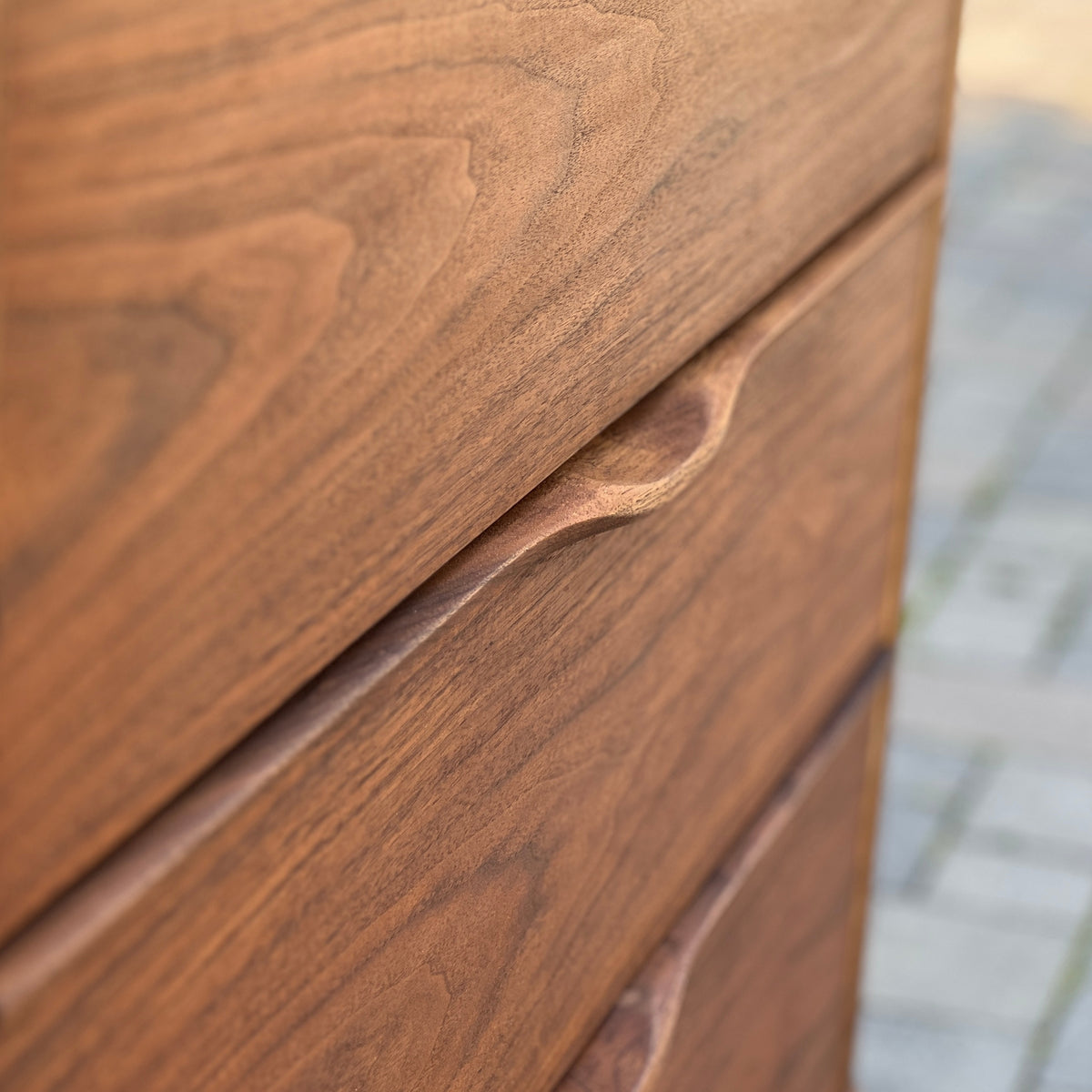 Walnut Highboy by Kaufman Furniture