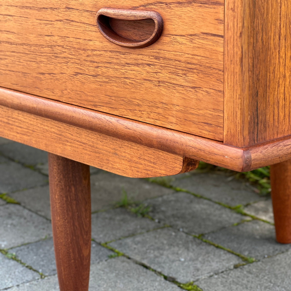 Teak Nine Drawer Dresser