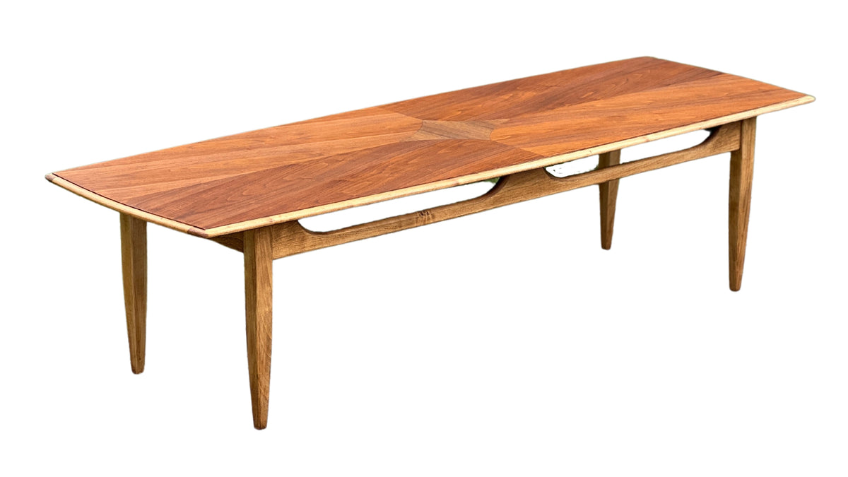 Walnut and Birch Coffee Table