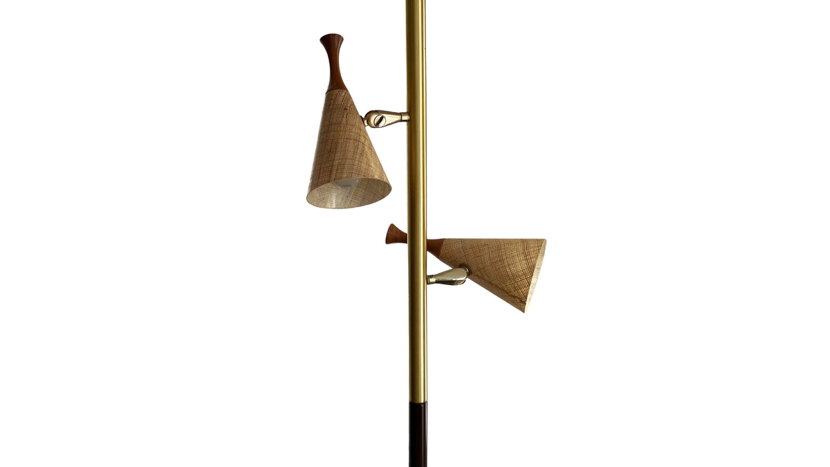 Tension on sale pole lamp