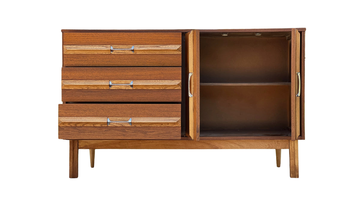 Walnut and Elm Sideboard