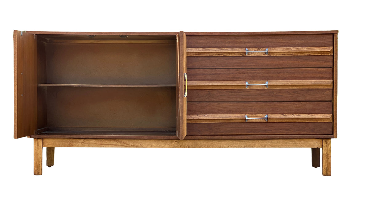 Walnut and Elm Sideboard
