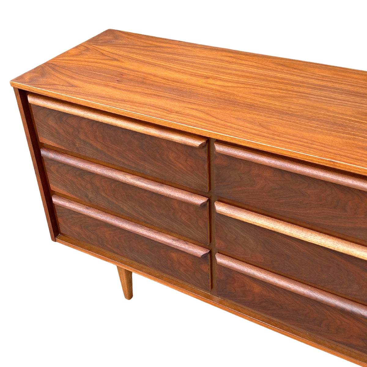 Mid Century Walnut Dresser by HPL