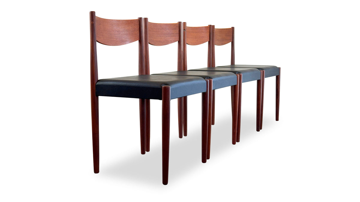 Teak Dining Chairs by Poul Volther