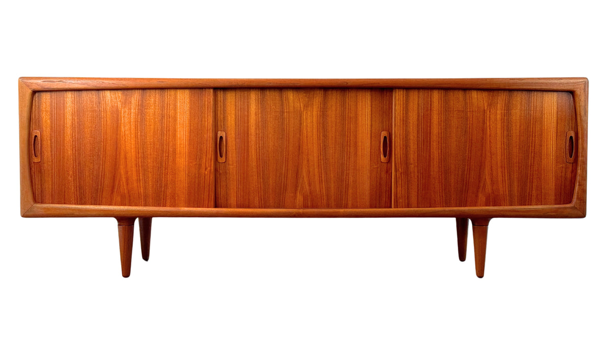 Danish Modern Teak Credenza by H.P. Hansen