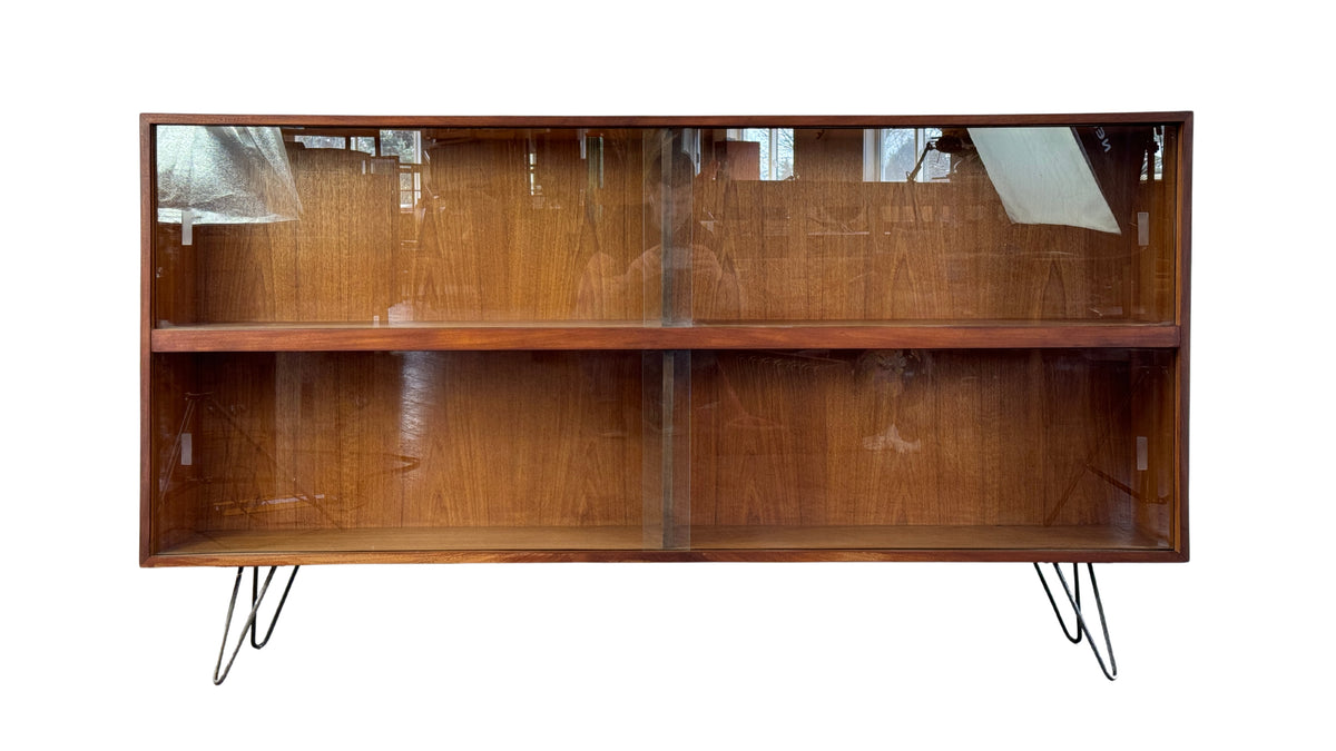 Teak Bookcase/Display Cabinet