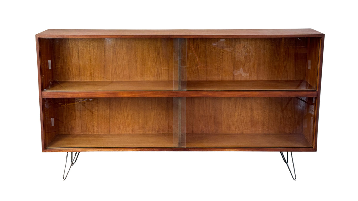 Teak Bookcase/Display Cabinet