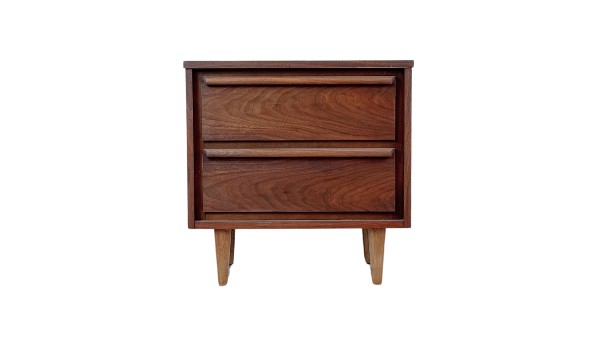 Walnut Nightstand by HPL