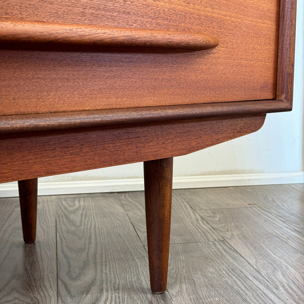 Teak Six Drawer Dresser