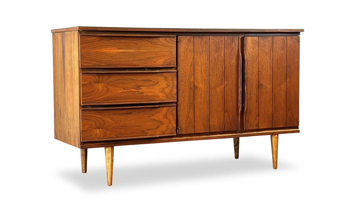 Compact Walnut Sideboard