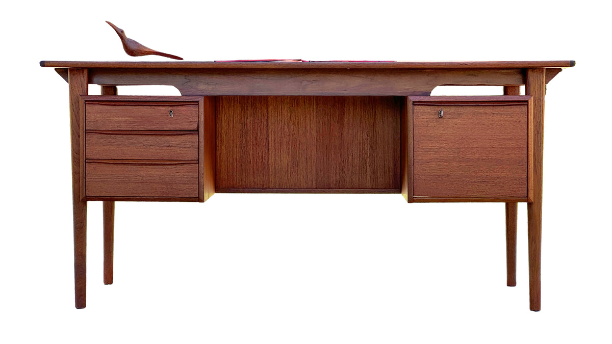 Teak Desk by Peter Lovig Nielsen