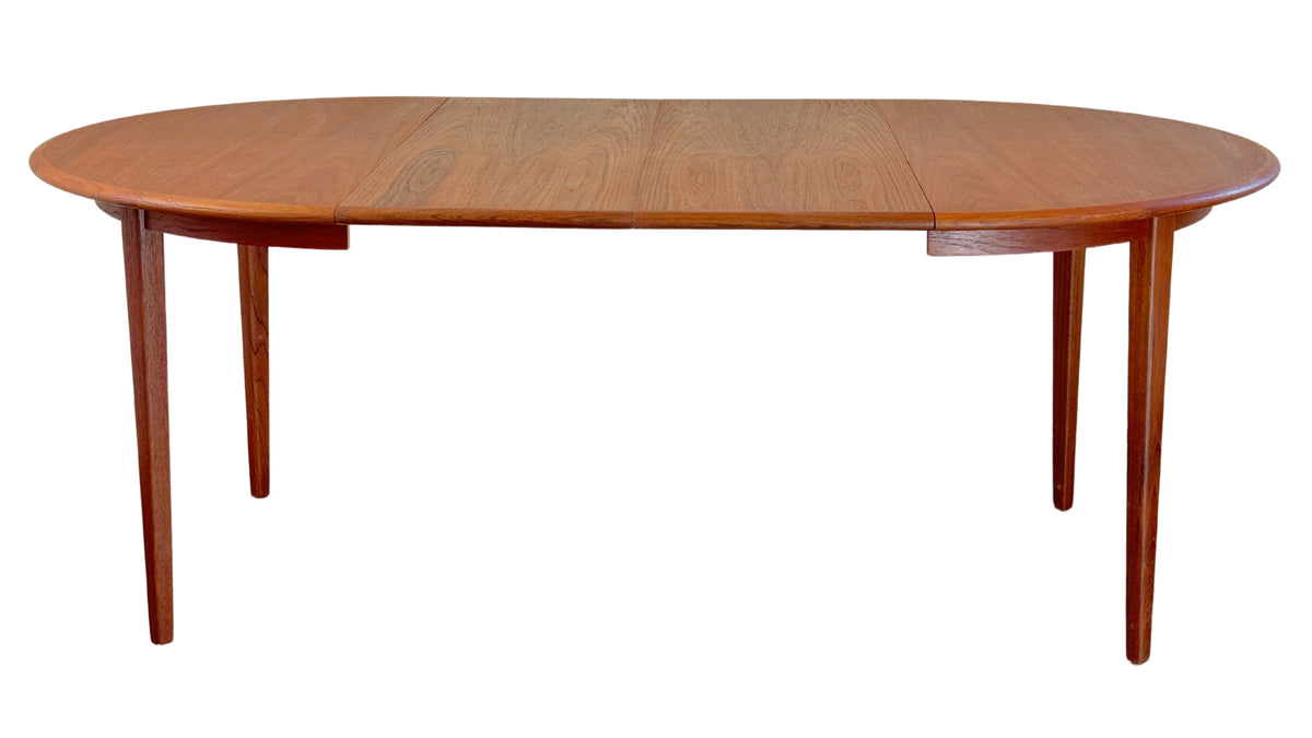 Teak Round Extendable Table