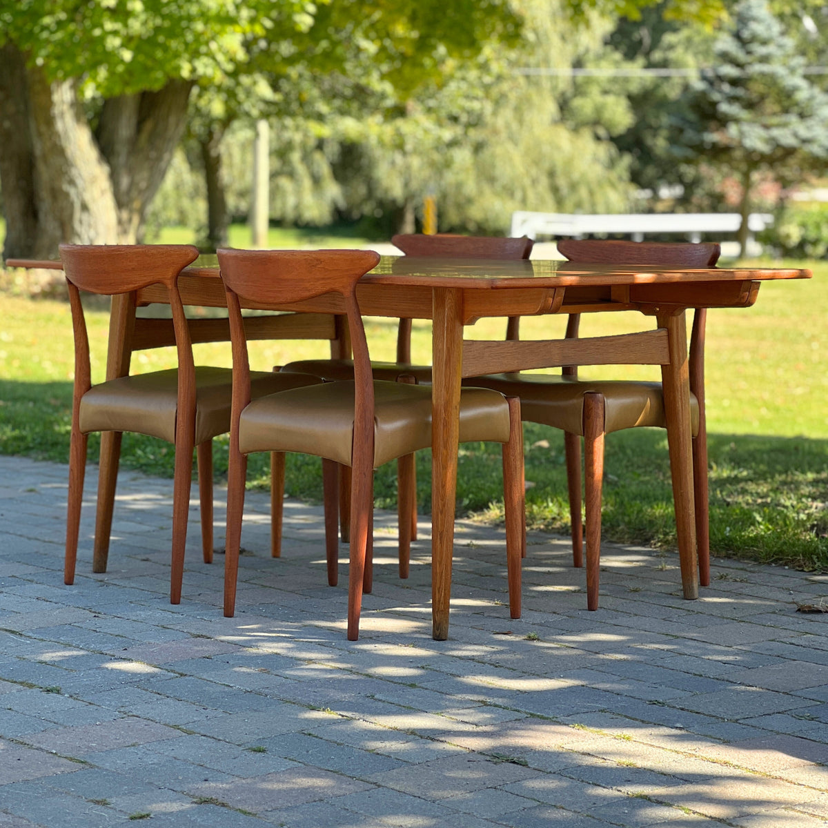 Teak Extendable Dining Table