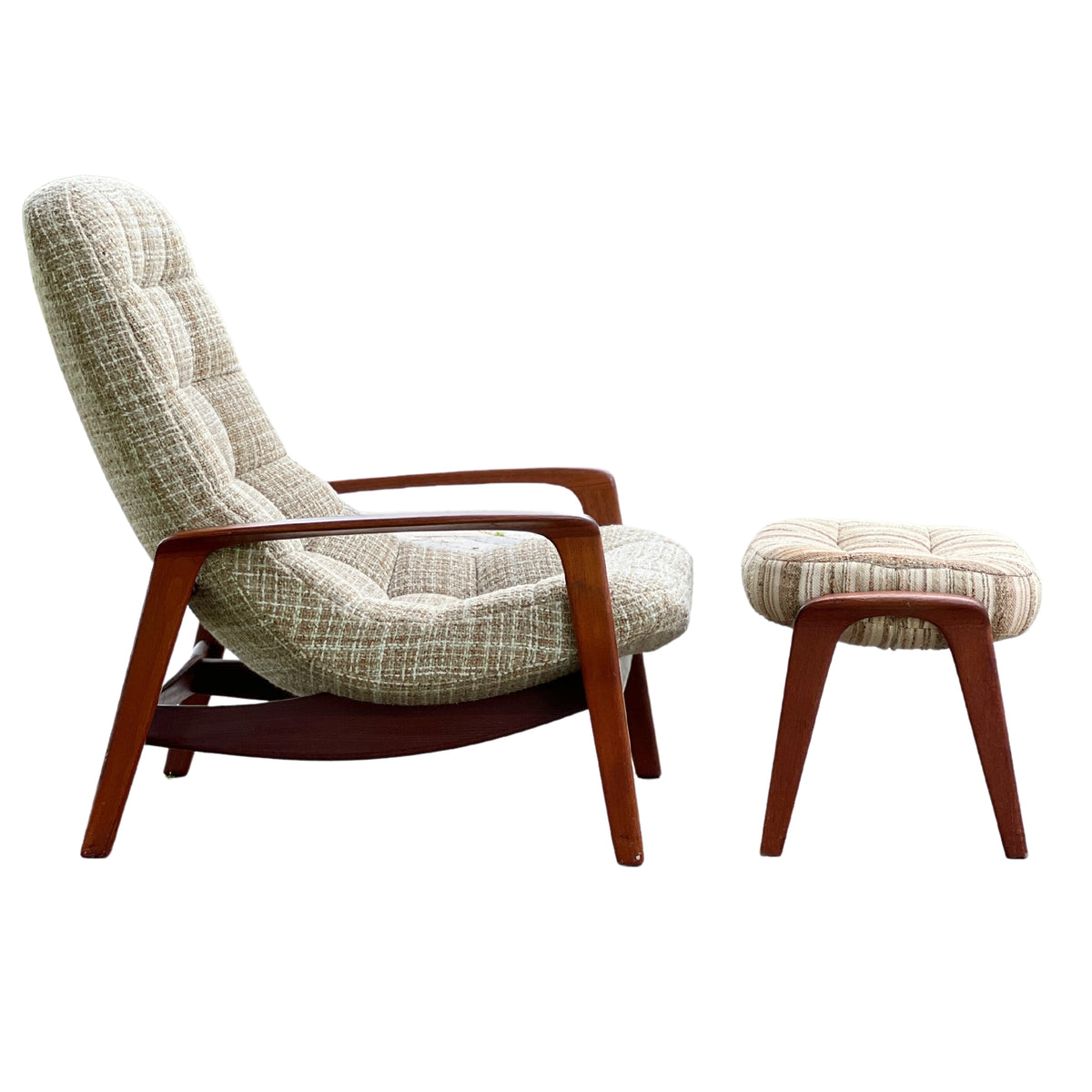 R. Huber Scoop Chair and Ottoman