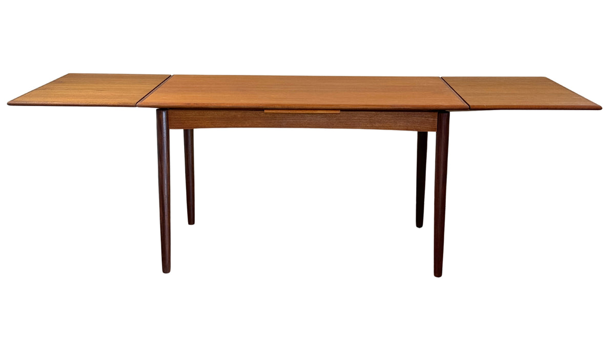 Teak Extendable Draw Leaf Table