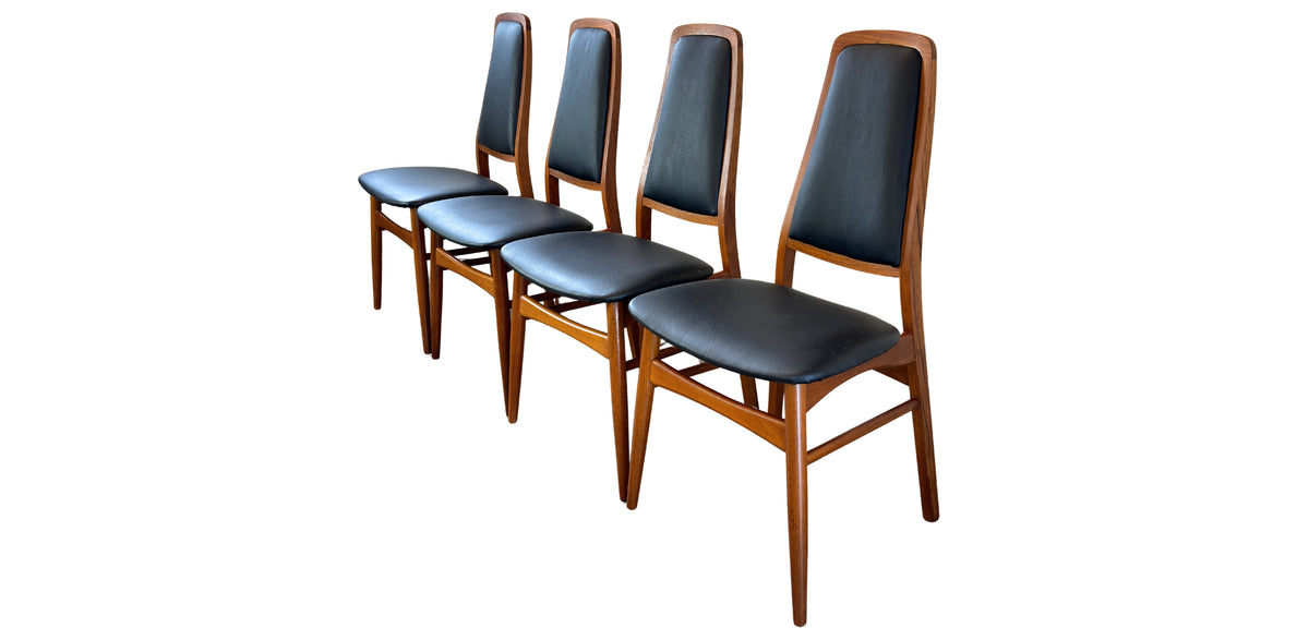 Teak Highback Dining Chairs by Art Furn