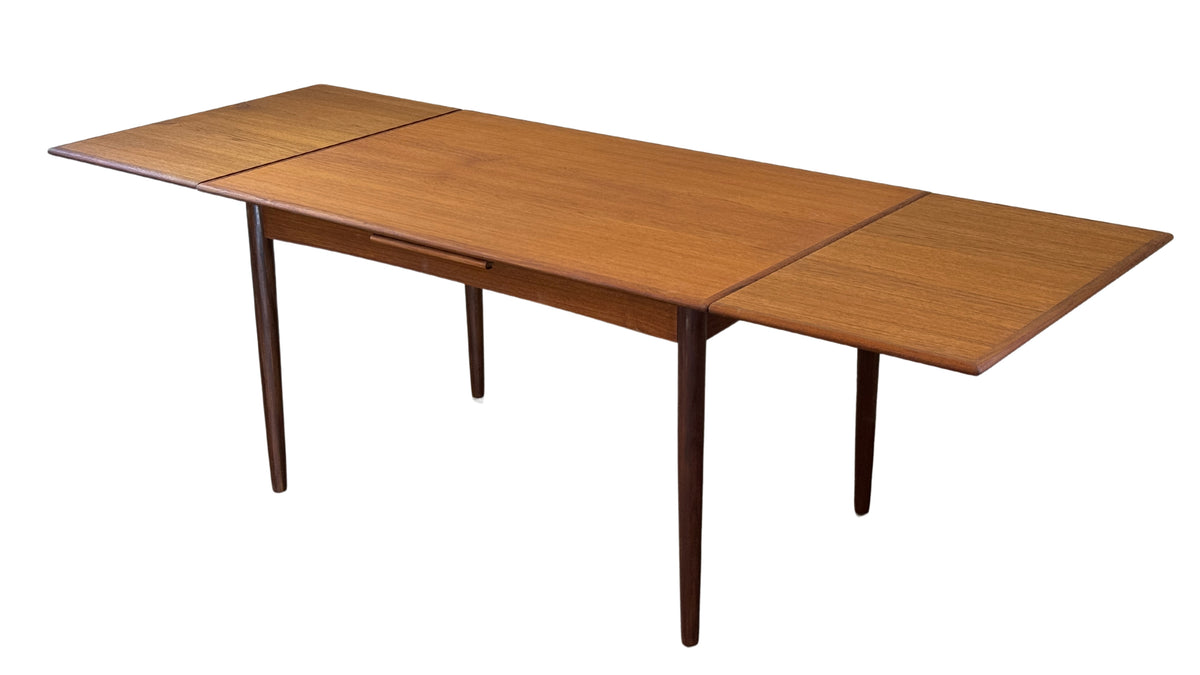 Teak Extendable Draw Leaf Table