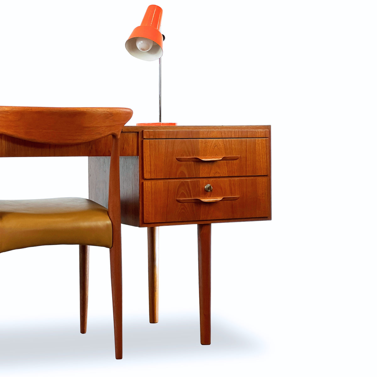 Vintage Teak Desk/Vanity