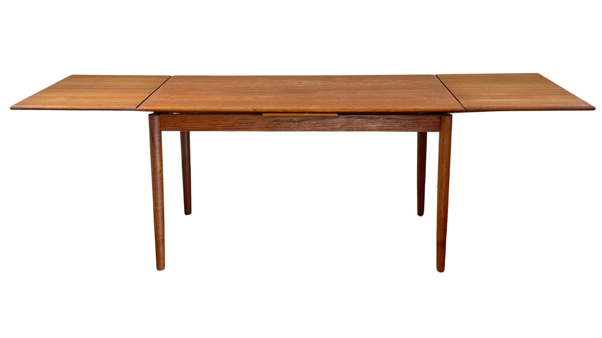 Teak Extendable Draw Leaf Dining Table