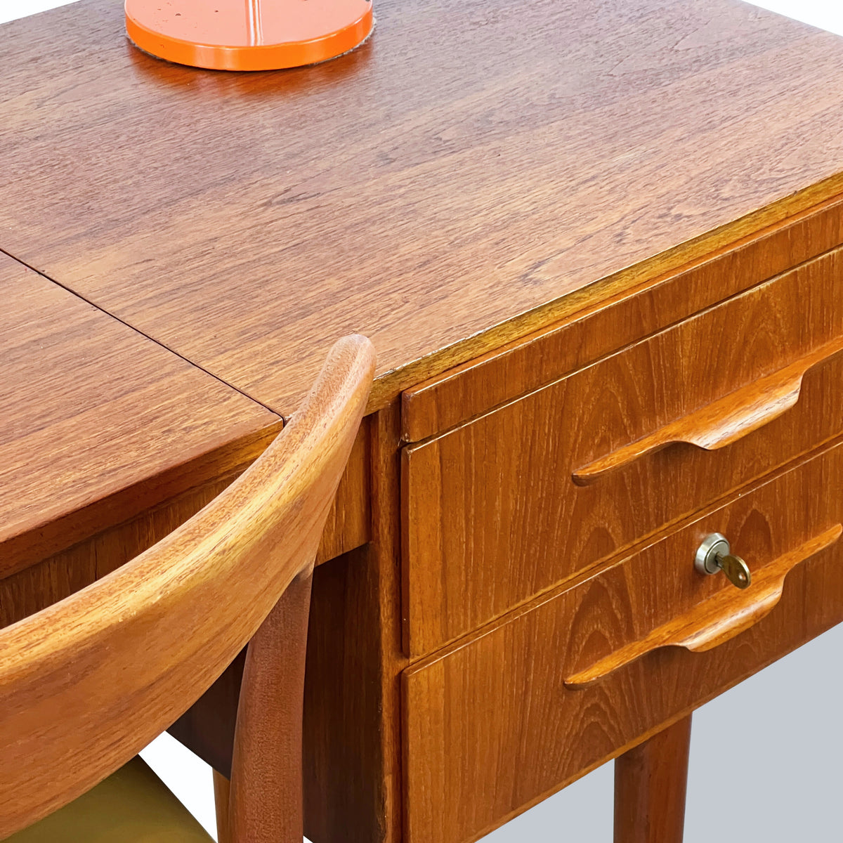 Vintage Teak Desk/Vanity