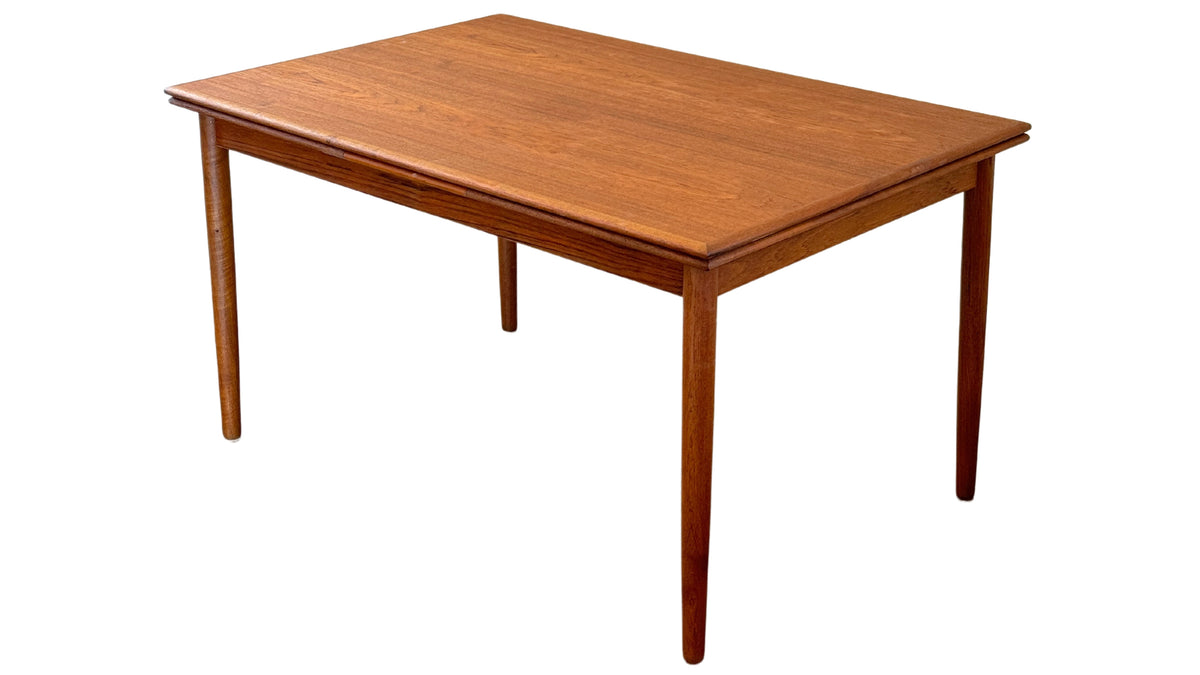 Teak Extendable Draw Leaf Dining Table