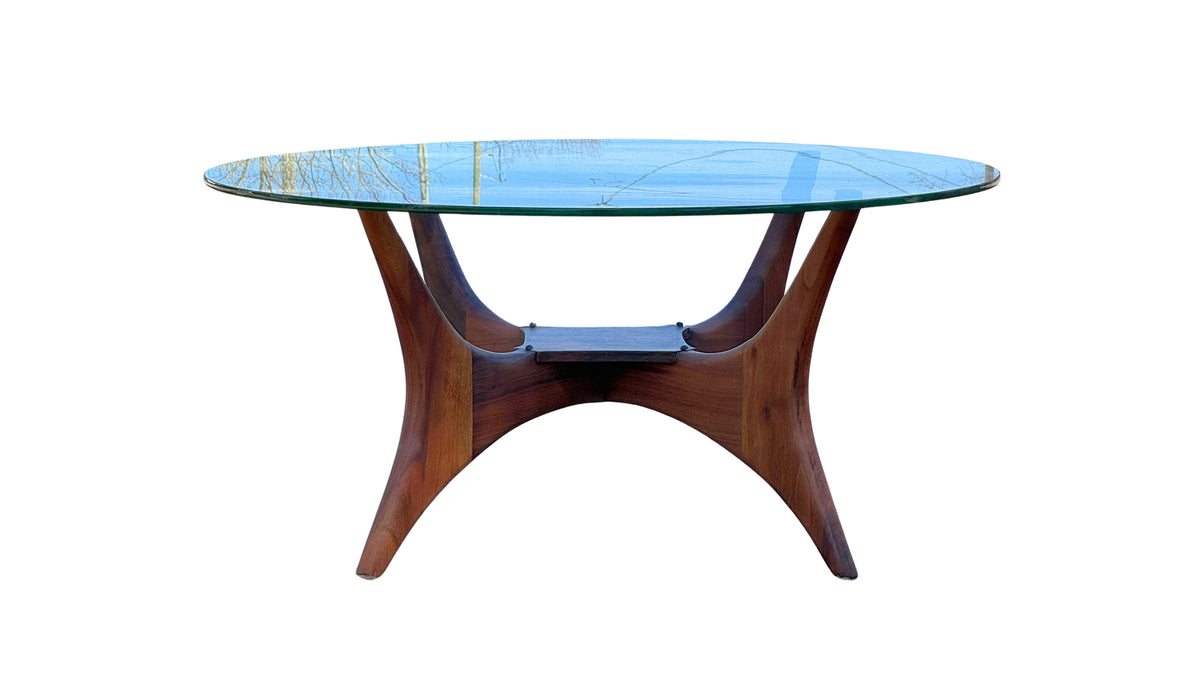 Walnut Coffee Table Model 1649-PT by Adrian Pearsall
