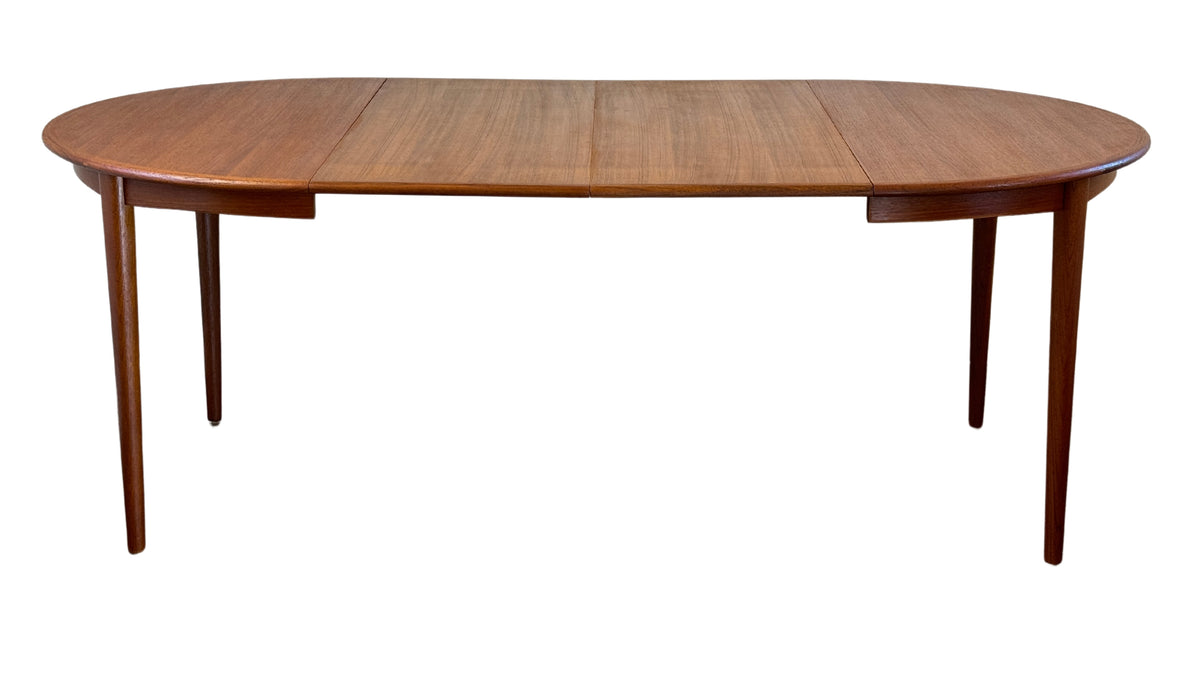 Teak Extendable Round Dining Table