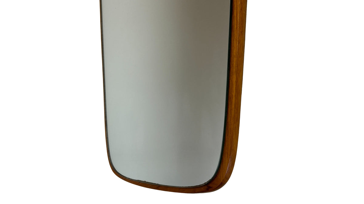 Danish Teak Freeform Mirror