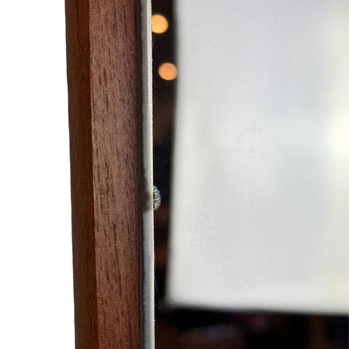 Danish Teak Freeform Mirror